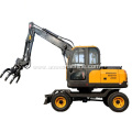 High Quality Hydraulic Grapple 8.5Ton Wheel Excavator